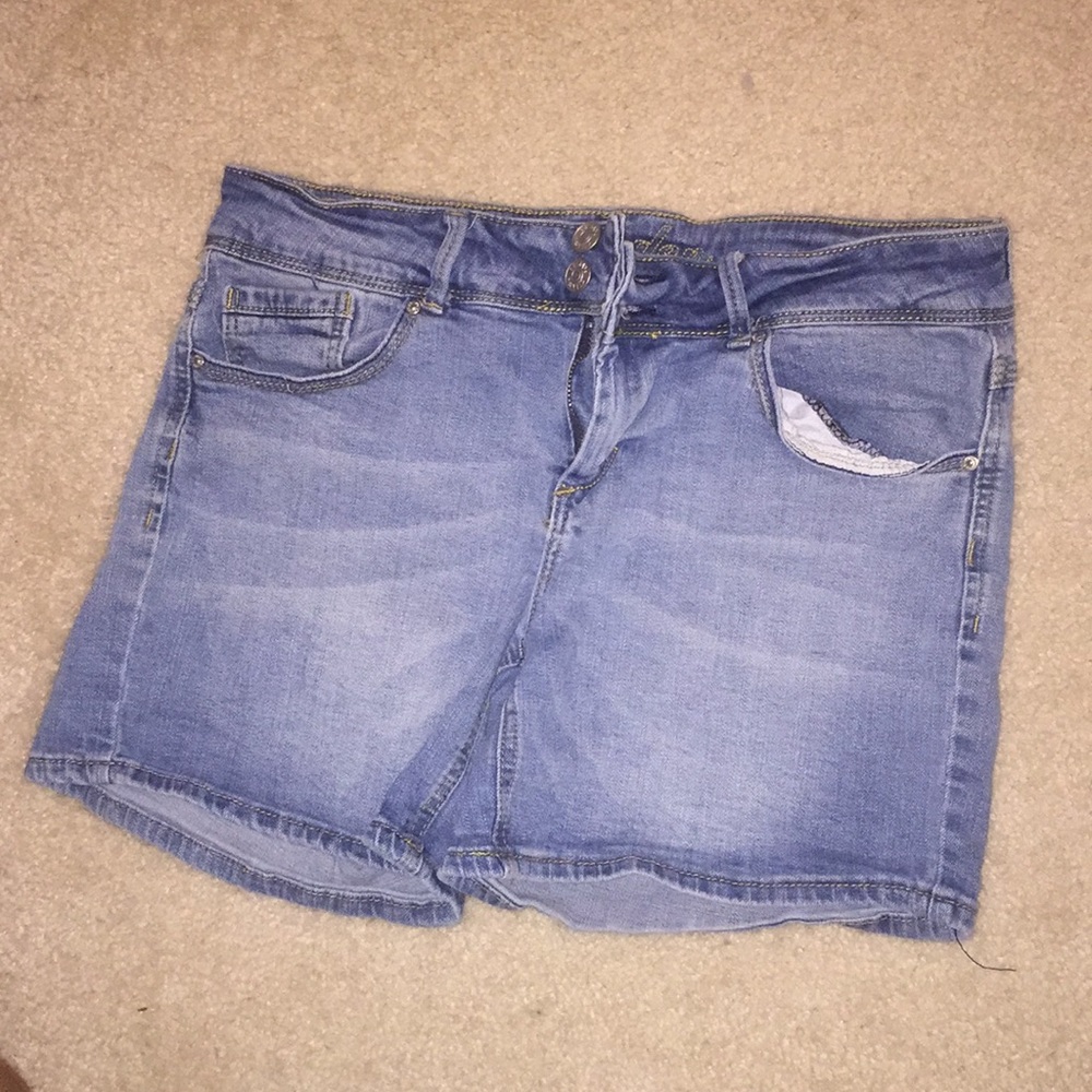 Denim shorts